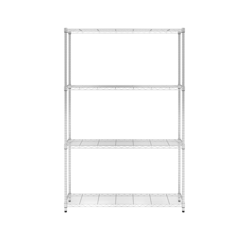 OFM Adjustable Wire Shelving Unit 48 x 72, 18" Deep, in Chrome (S487218-CHRM). Picture 3
