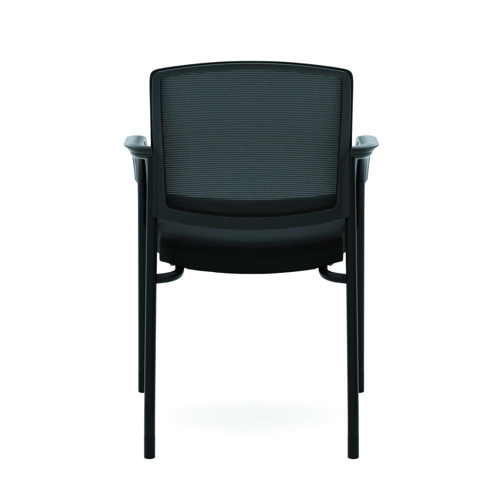 Lota Multi-Purpose Side Chair | Fixed Loop Arms | Black. Picture 4