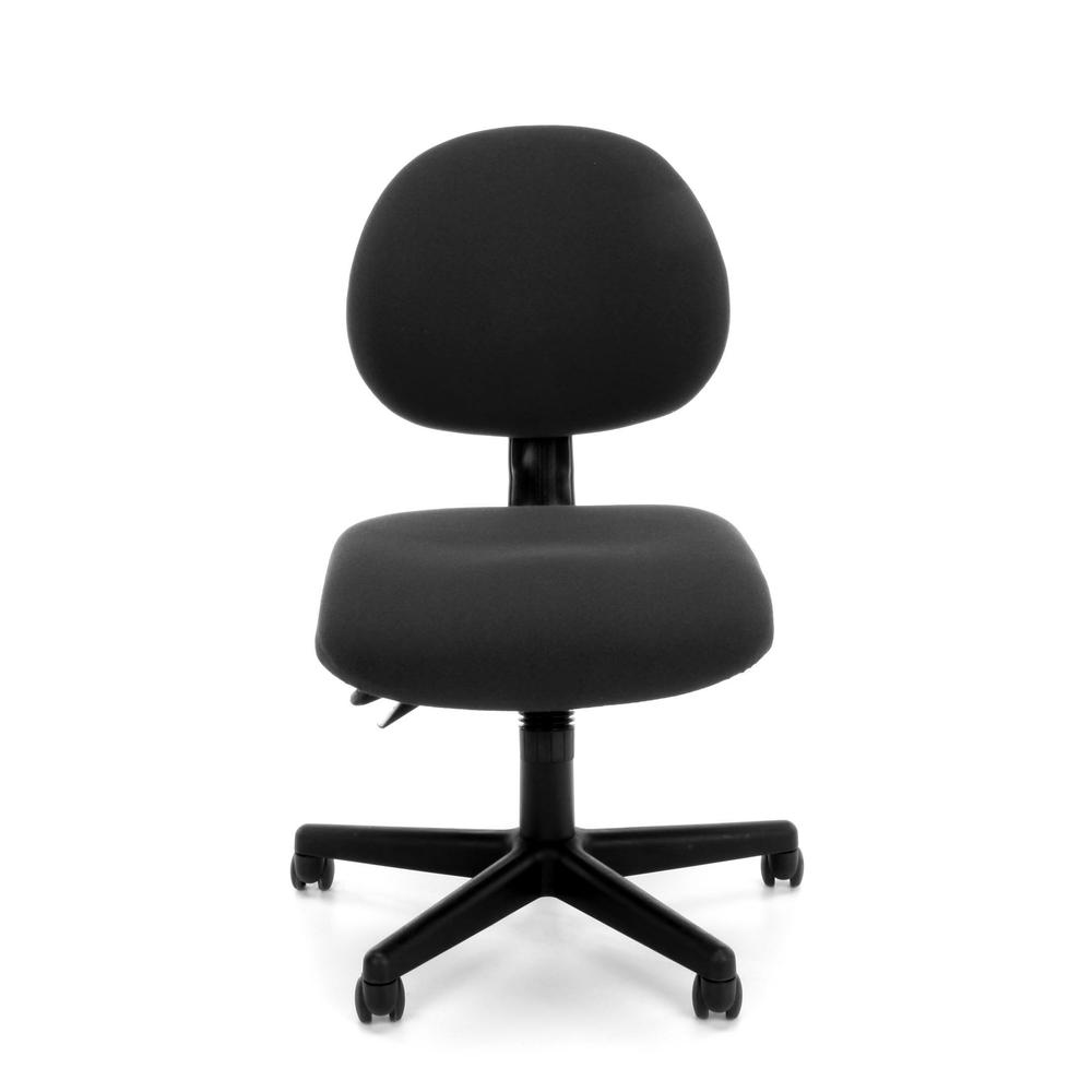 OFM Model 241 24-Hour Multi-Adjustable Upholstered Armless Task Chair. Picture 2