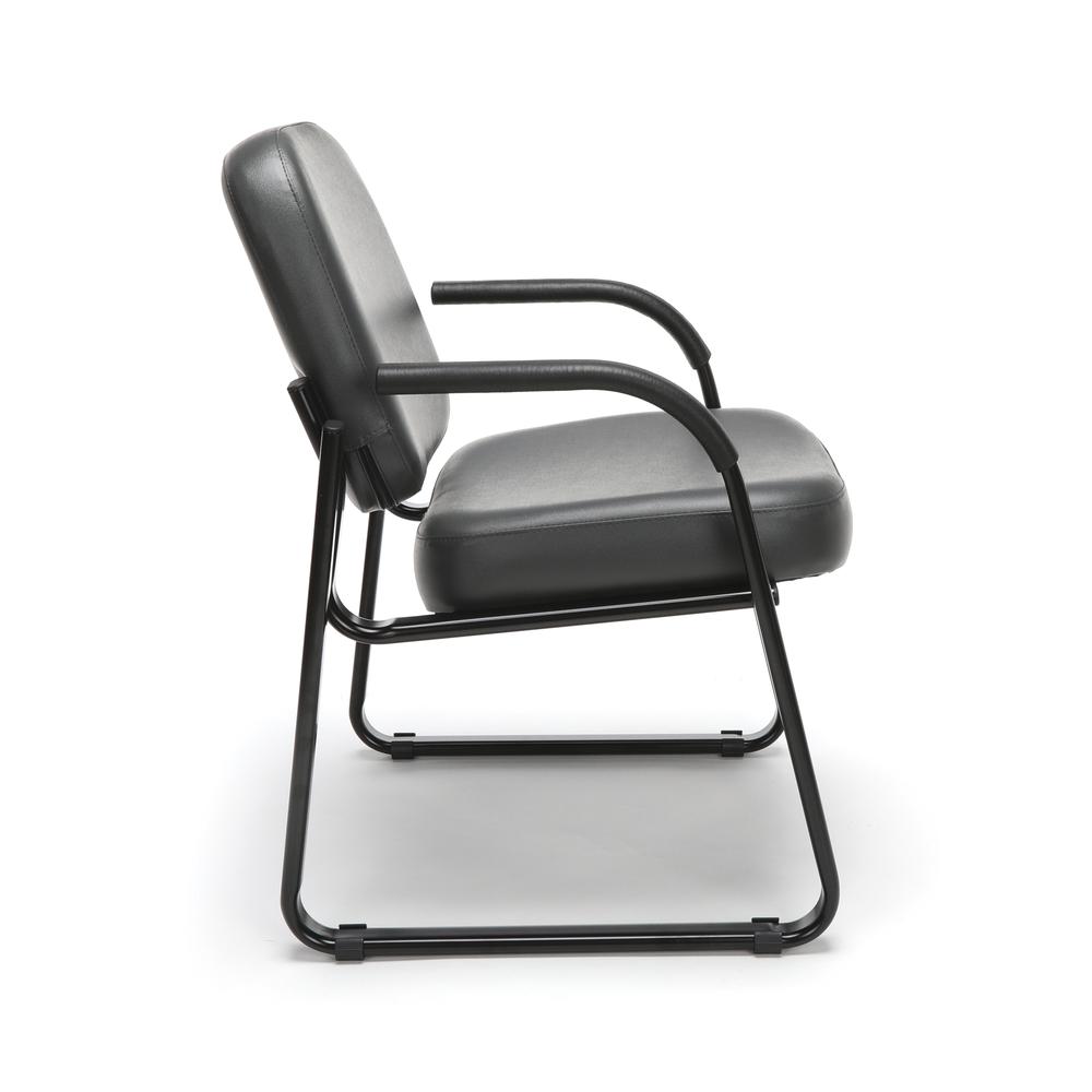 OFM Model 403-VAM Guest and Reception Chair with Arms, Anti-MicrobCharcoal. Picture 4