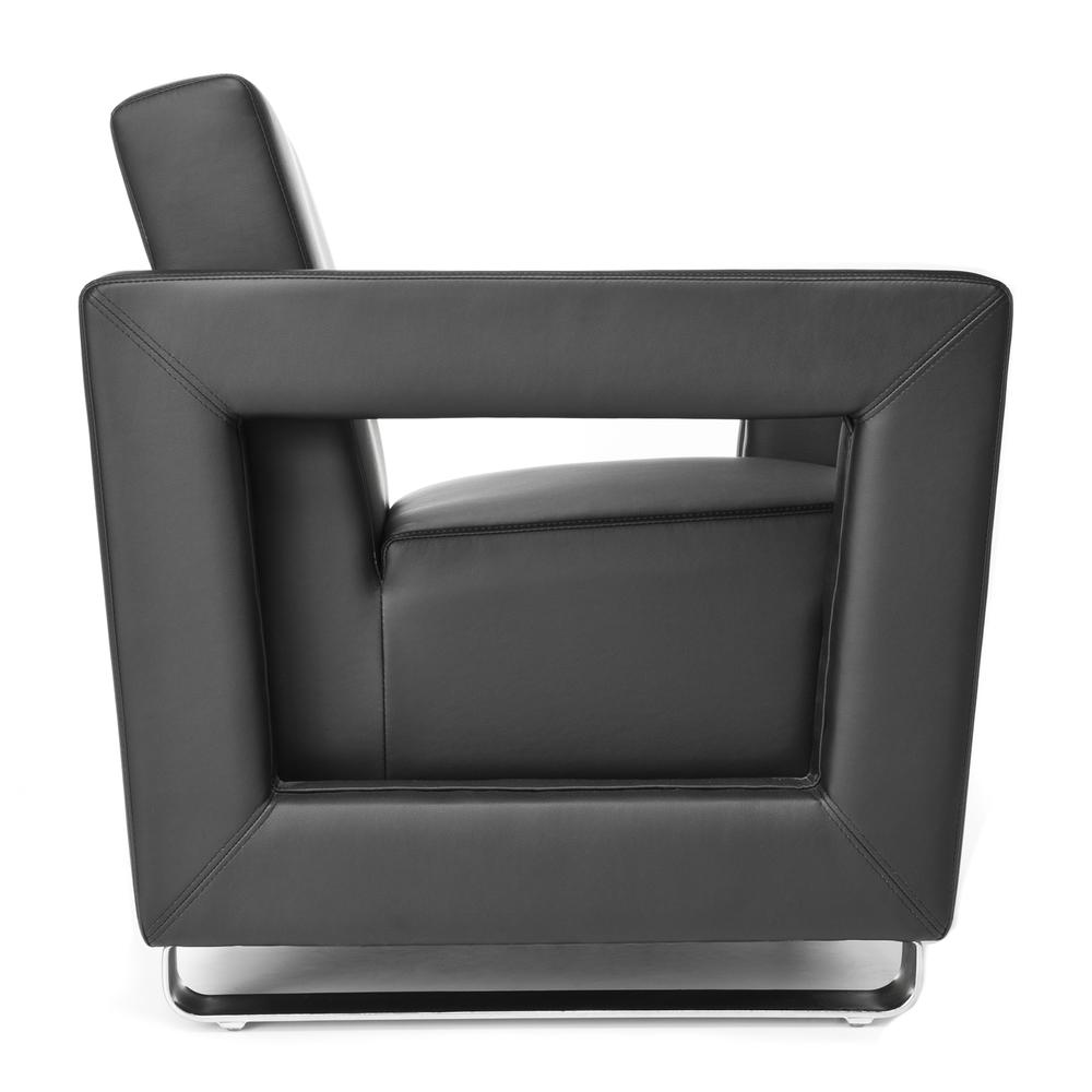 OFM  Model 832 Soft Seating Lounge Sofa, Polyurethane with Chrome Base. Picture 3