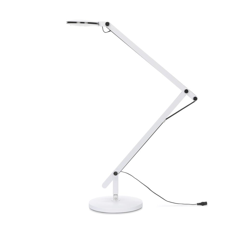 OFM 4020-WHT LED Desk Lamp with 3-in-1 Desk, Clamp, and Wall Mount, White. Picture 5