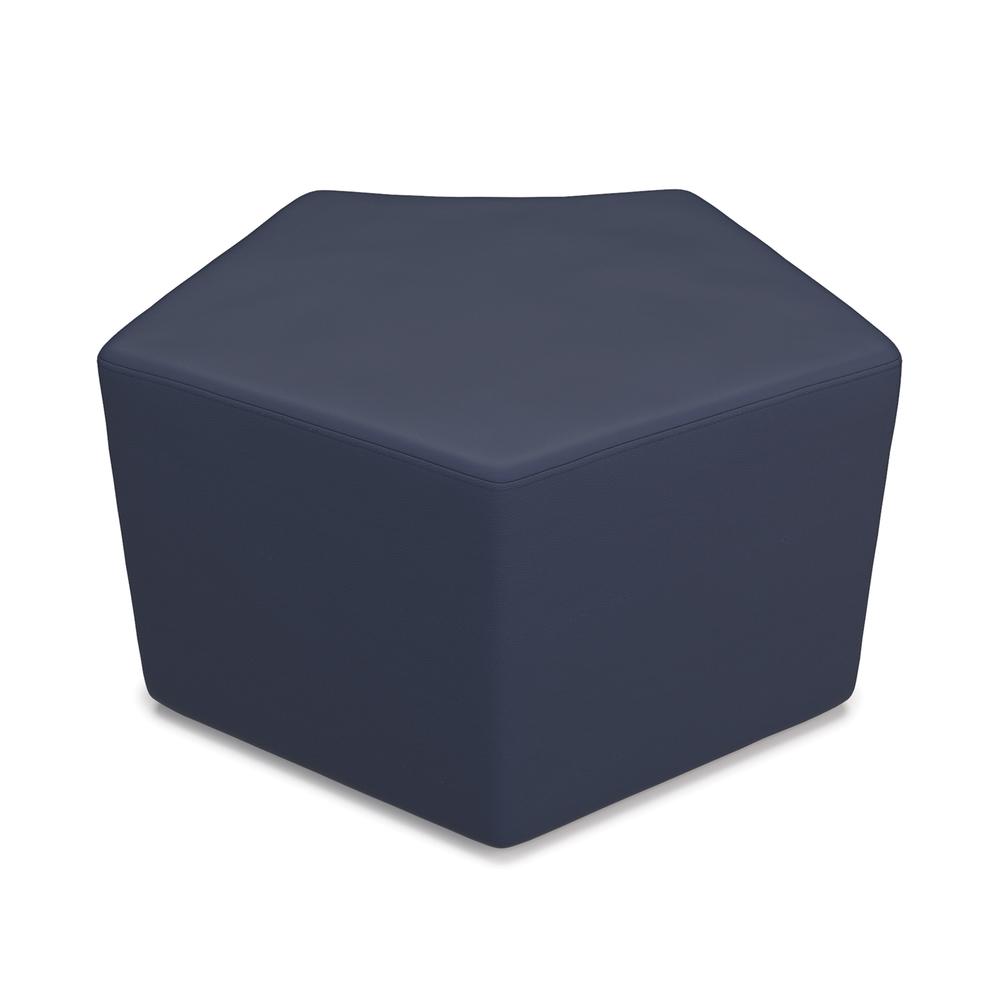 OFM Quin Series Model 55 Polyurethane Stool, Navy. Picture 1