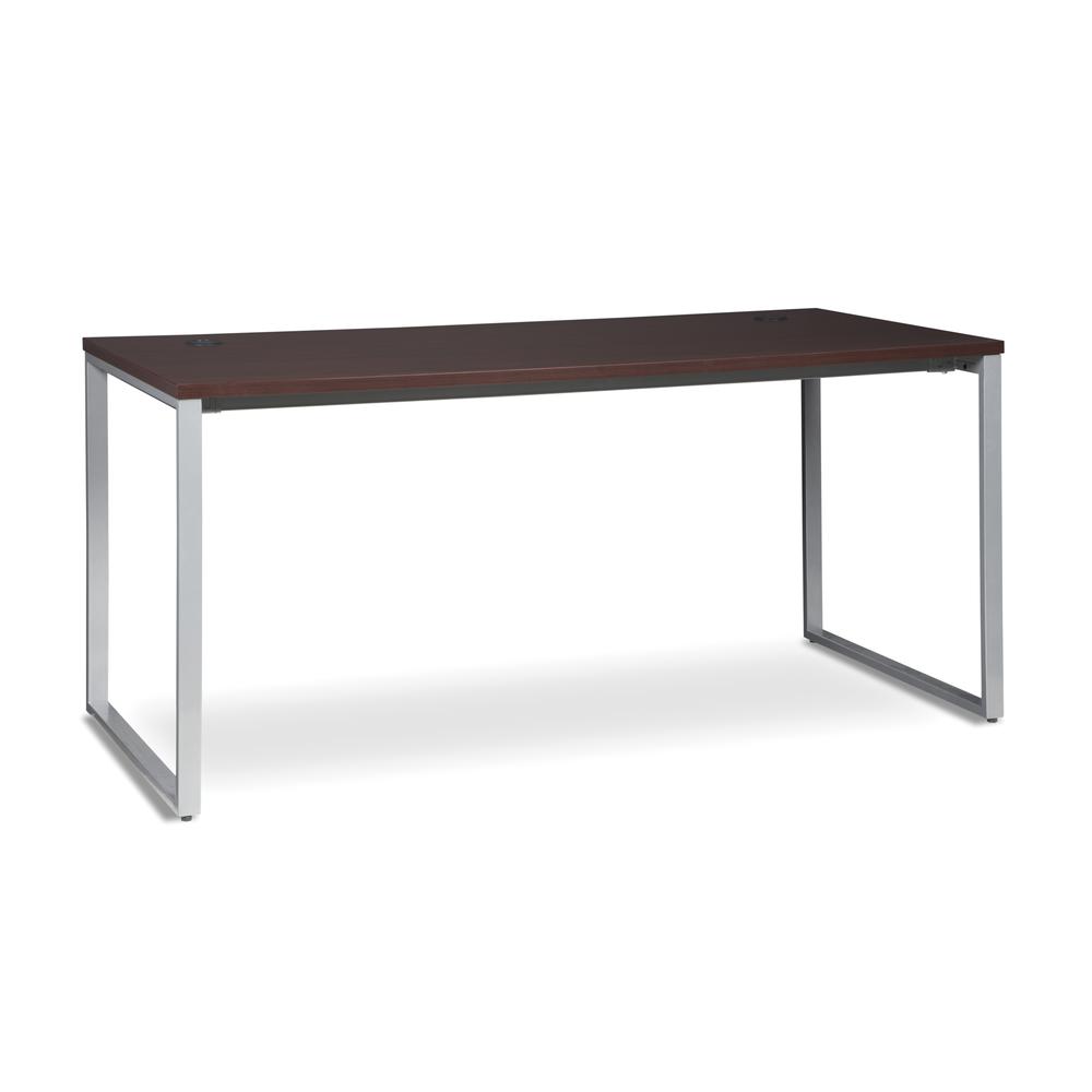 OFM Fulcrum Series 66x30 Desk, Minimalistic Modern Office Desk, Mahogany (CL-D6630-MHG). The main picture.