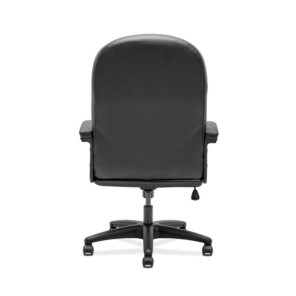 HON Pillow-Soft Executive Chair - High-Back Leather Computer Chair for Office Desk, Black (H2095). Picture 3