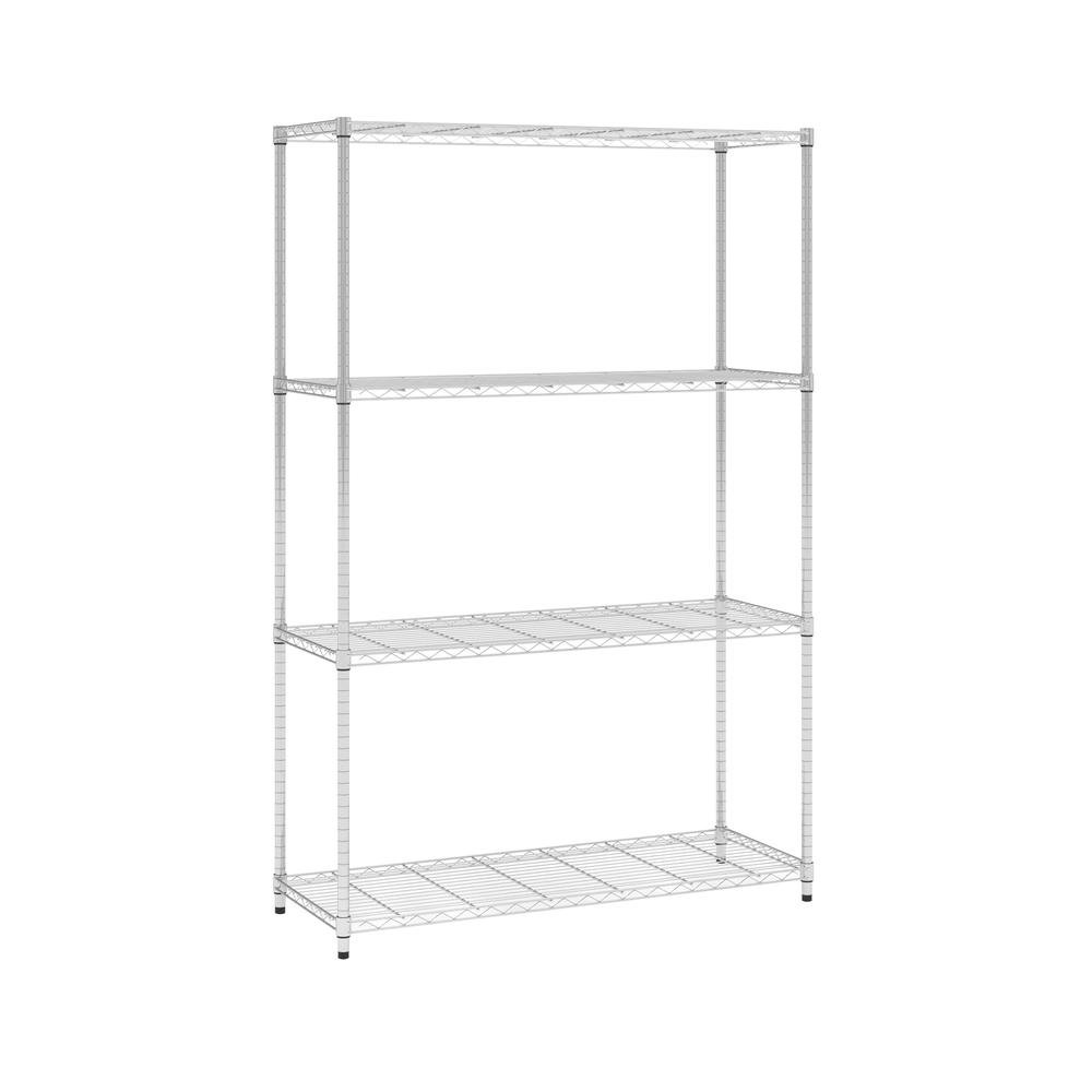 OFM Adjustable Wire Shelving Unit 48 x 72, 18" Deep, in Chrome (S487218-CHRM). Picture 1