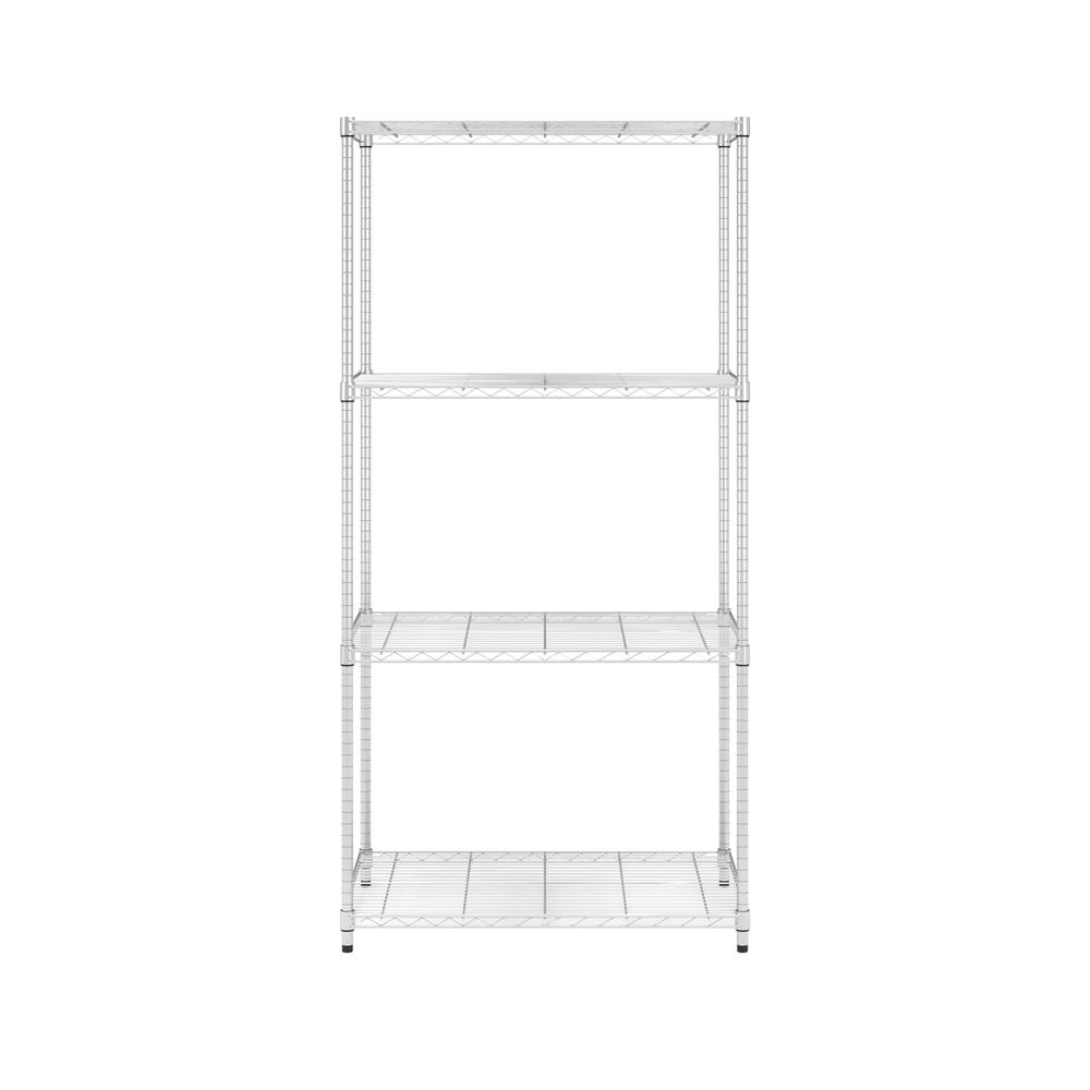 OFM Adjustable Wire Shelving Unit 36 x 72, 24" Depth, in Chrome (S367224-CHRM). Picture 2