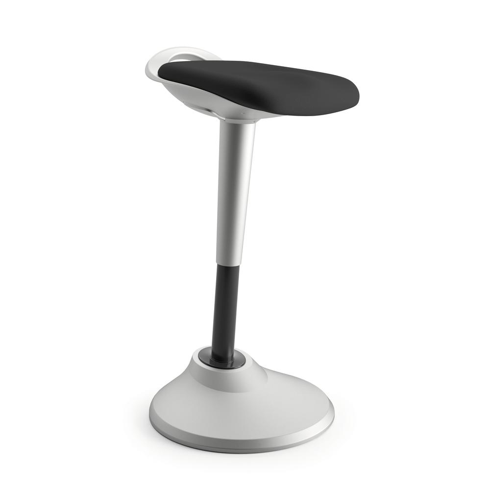 HON Perch Stool, Sit to Stand Backless Stool for Office Desk, Black (HVLPERCH). Picture 1