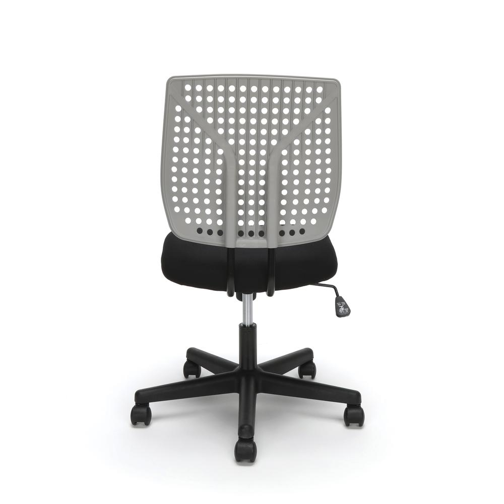 Essentials by OFM ESS-2050 Plastic Back Task Chair, Black with Gray. Picture 3