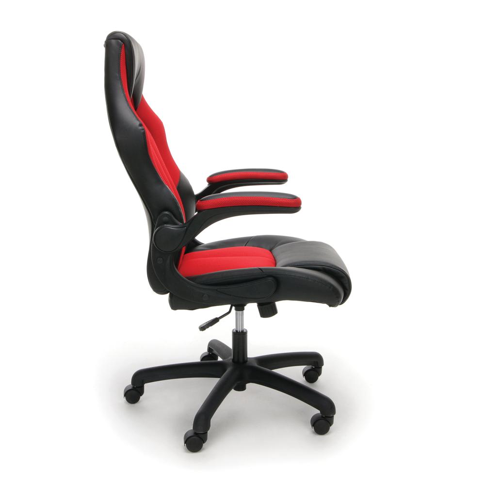 OFM Collection High-Back Racing Style Bonded Leather Gaming Chair. Picture 4