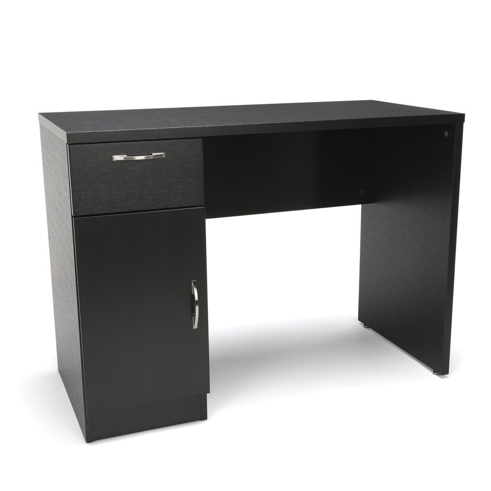 OFM ESS-1015 Single Pedestal Solid Panel Office Desk with Drawer , Cabinet. Picture 1