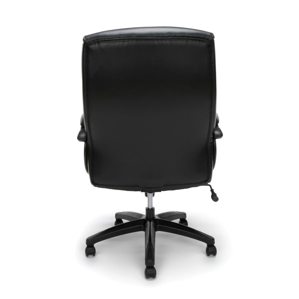 Essentials by OFM ESS-6040 Big and Tall Executive Bonded Leather Chair, Black. Picture 3