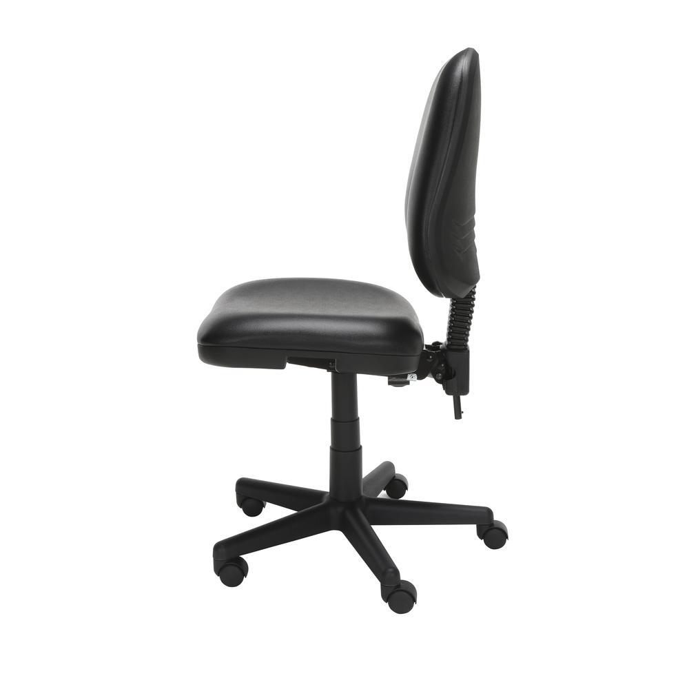 OFM Armless Swivel Task Chair, Anti-MicrobMid Back, (119-VAM-606). Picture 5