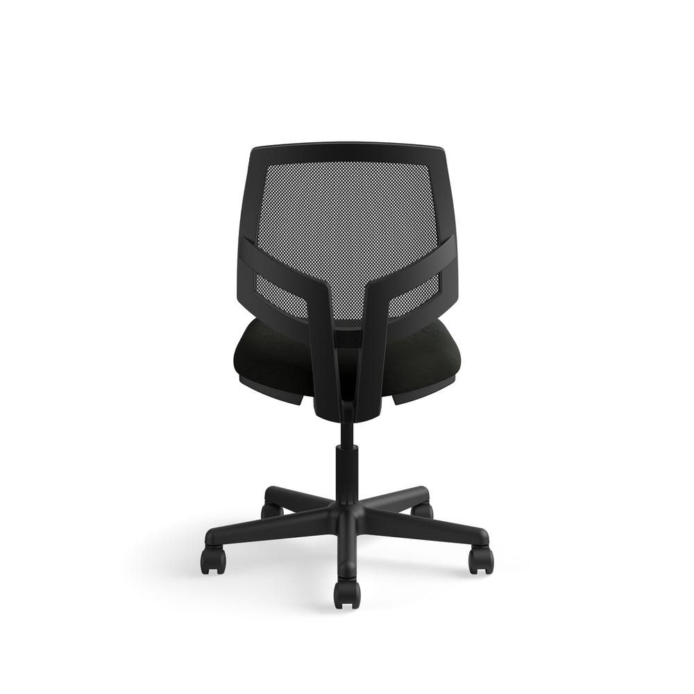 HON Volt Leather Task Chair - Mesh Back Computer Chair for Office Desk, Black (5713). Picture 3