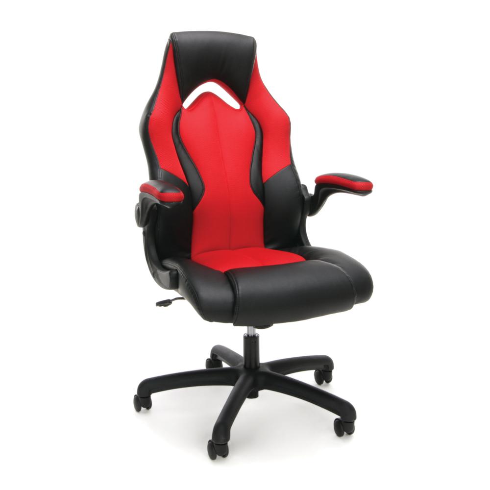 OFM Collection High-Back Racing Style Bonded Leather Gaming Chair. The main picture.