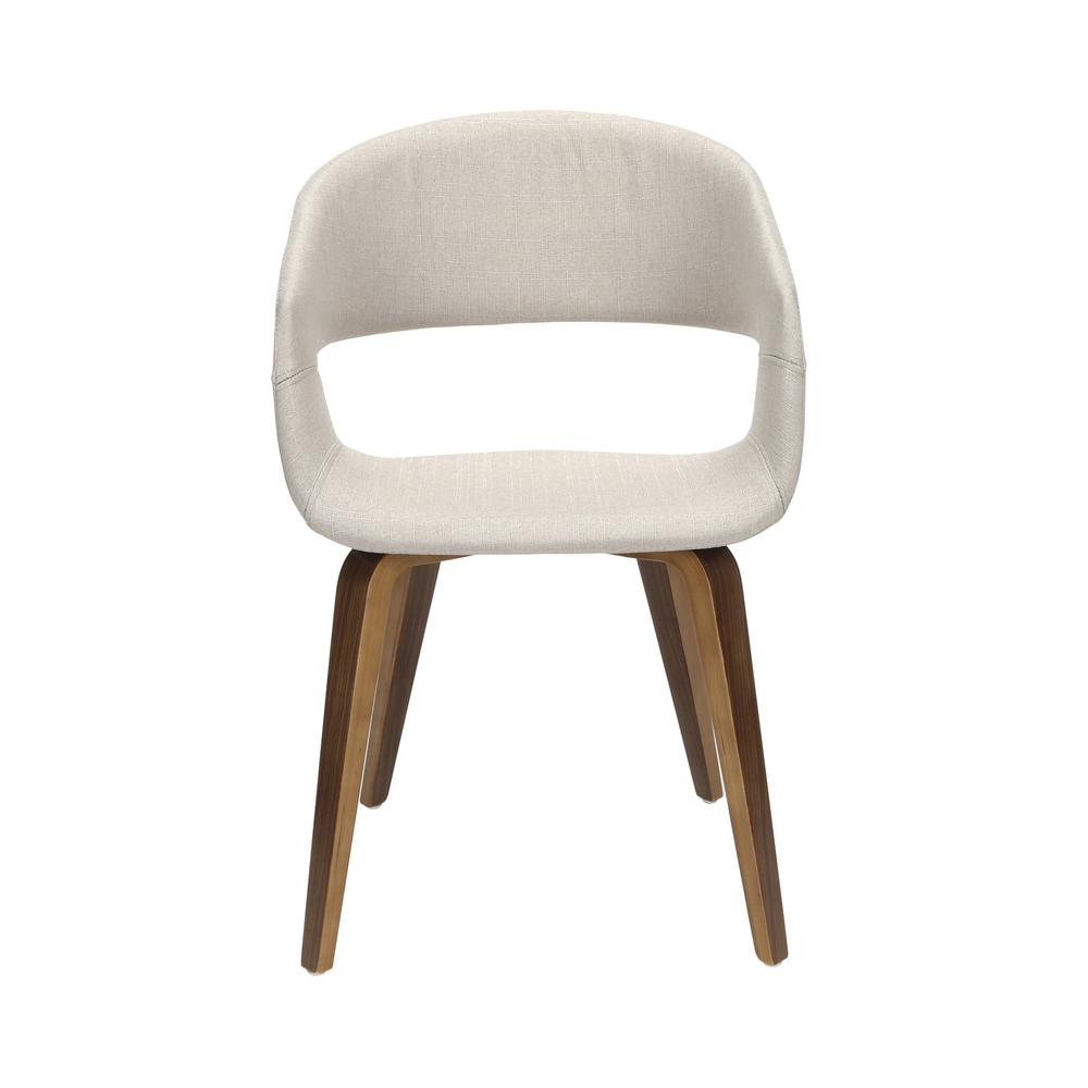 The versatile OFM 161 Collection Mid Century Modern Fabric Accent Chair, 2 Pack, in Beige, lend a simplistic air of sophistication to your dining room or nearly any location. Sold in sets of 2, these. Picture 2