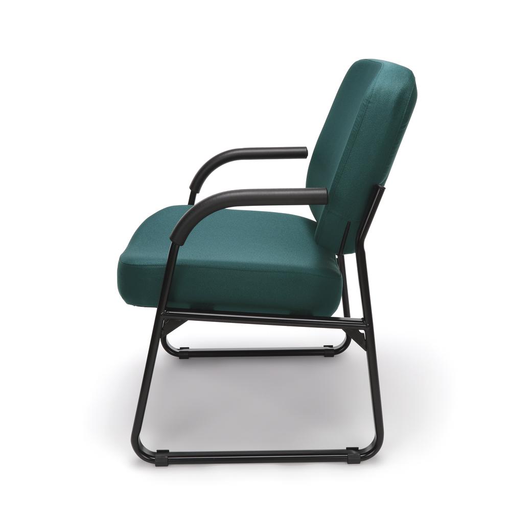 OFM Model 407 Fabric Big and Tall Guest and Reception Chair with Arms, Teal. Picture 5