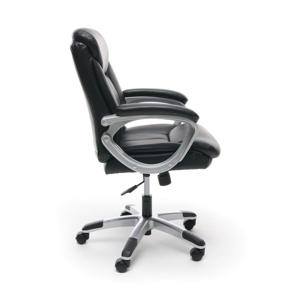 Essentials by OFM ESS-6020 Executive Office Chair, Black with Silver Frame. Picture 4