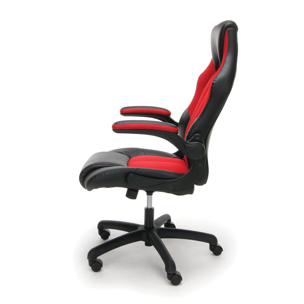 OFM Collection High-Back Racing Style Bonded Leather Gaming Chair. Picture 5