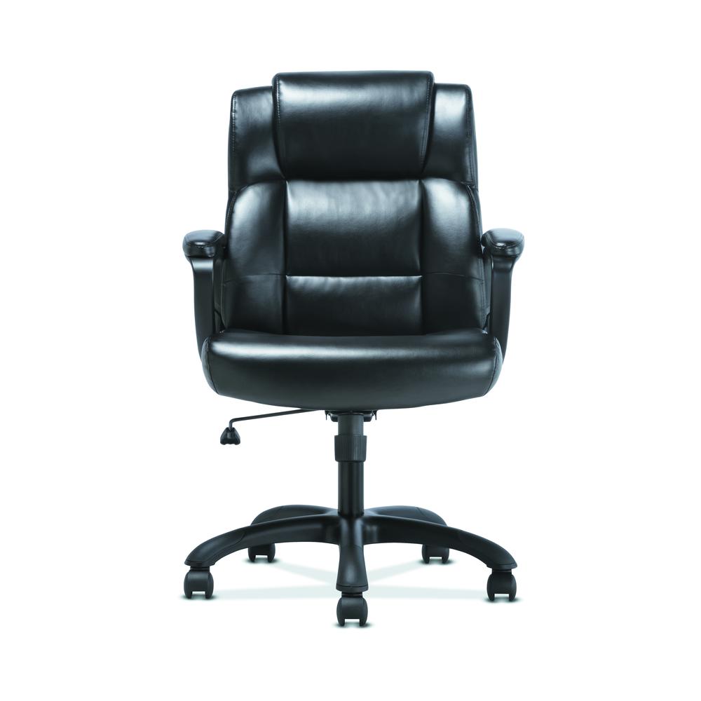 Sadie Leather Executive Computer/Office Chair with Arms - Ergonomic Swivel Chair (HVST305). Picture 3