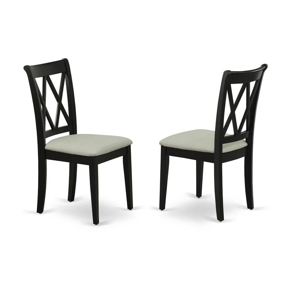 Dining Room Set Black, DUCL5-BLK-C. Picture 4