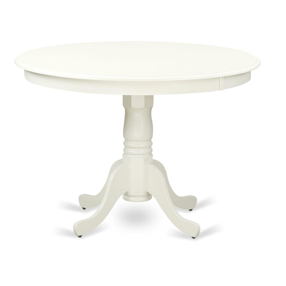 5 Piece Dining Table Set Contains a Round Kitchen Table with Pedestal. Picture 1
