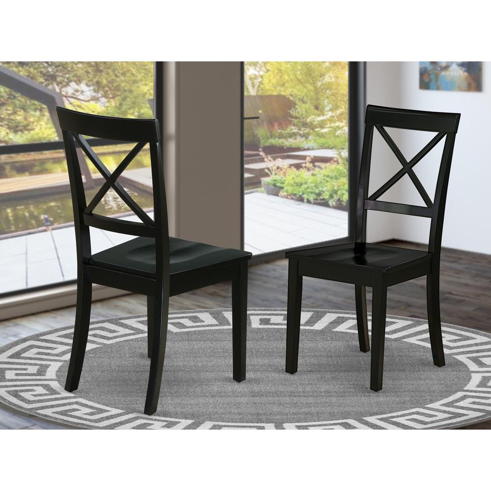 Dining Chair Black, BOC-BLK-W. Picture 2