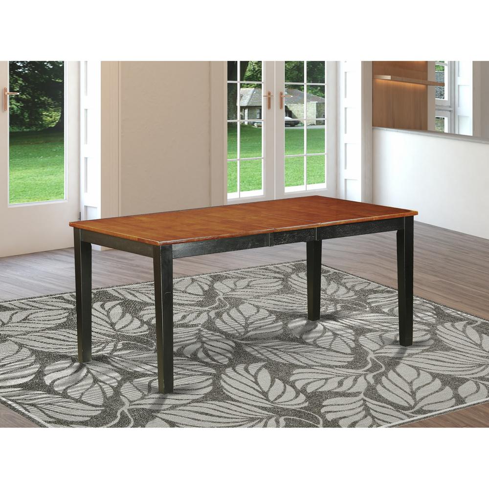 Nicoli  Rectangular  Dining  Table  36"x66"    with  12"  Butterfly  Leaf. Picture 1