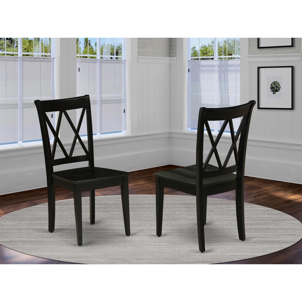 Dining Chair Black, CLC-BLK-W. Picture 2