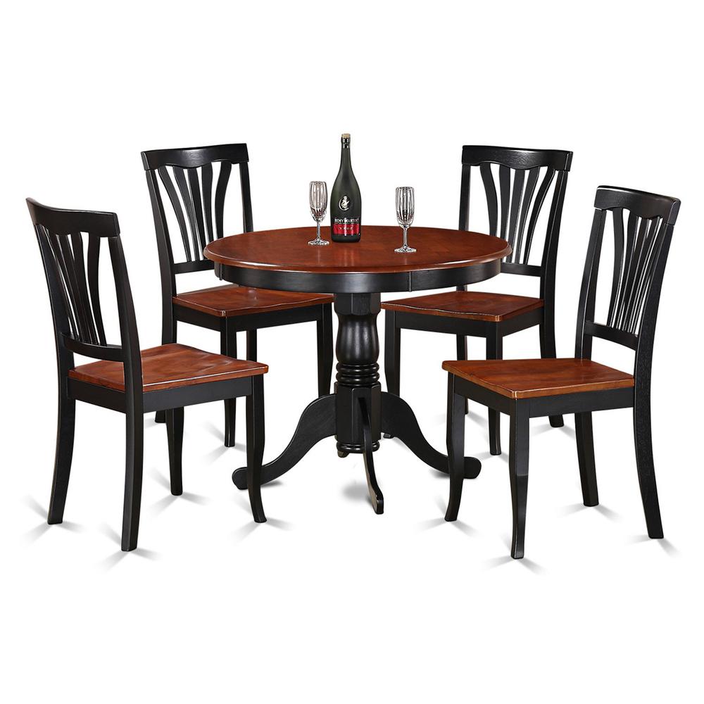 5  PC  small  Kitchen  Table  set-small  Kitchen  Table  and  4  Dining  Chairs. Picture 1
