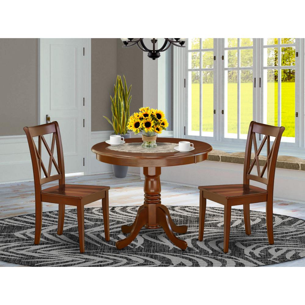 Dining Room Set Mahogany, ANCL3-MAH-W. Picture 2