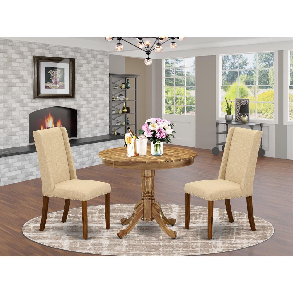 Dining Room Set Natural, ANFL3-ANA-04. Picture 2