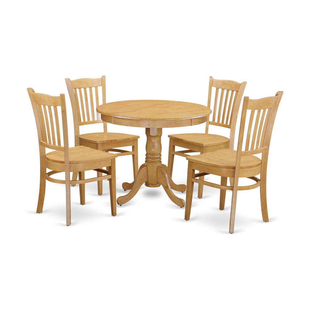 5  Pc  Small  Kitchen  Table  set  -  Kitchen  Table  and  4  Dining  Chairs. Picture 2