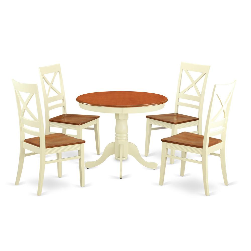 5  Pc  Table  set  for  4-Kitchen  dinette  Table  and  4  Kitchen  Chairs. Picture 2