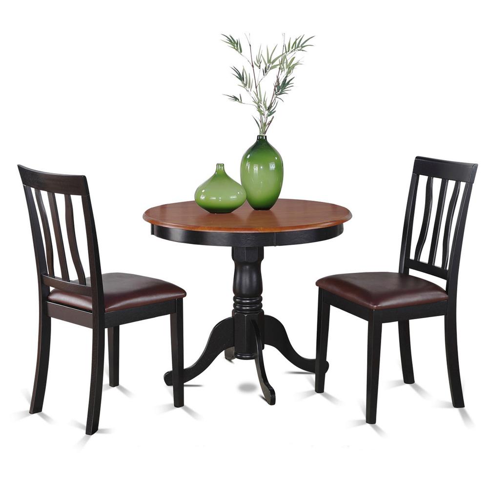 3  PC  Kitchen  Table  set-breakfast  nook  with  2  Kitchen  Dining  Chairs. Picture 2
