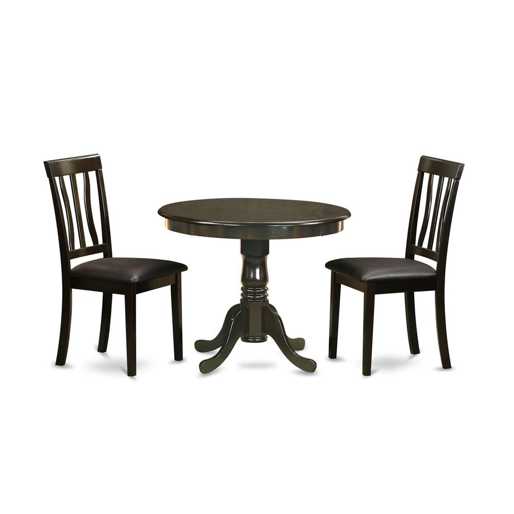 3  Pc  small  Kitchen  Table  and  Chairs  set-small  Table  and  2  Dining  Chairs. Picture 1
