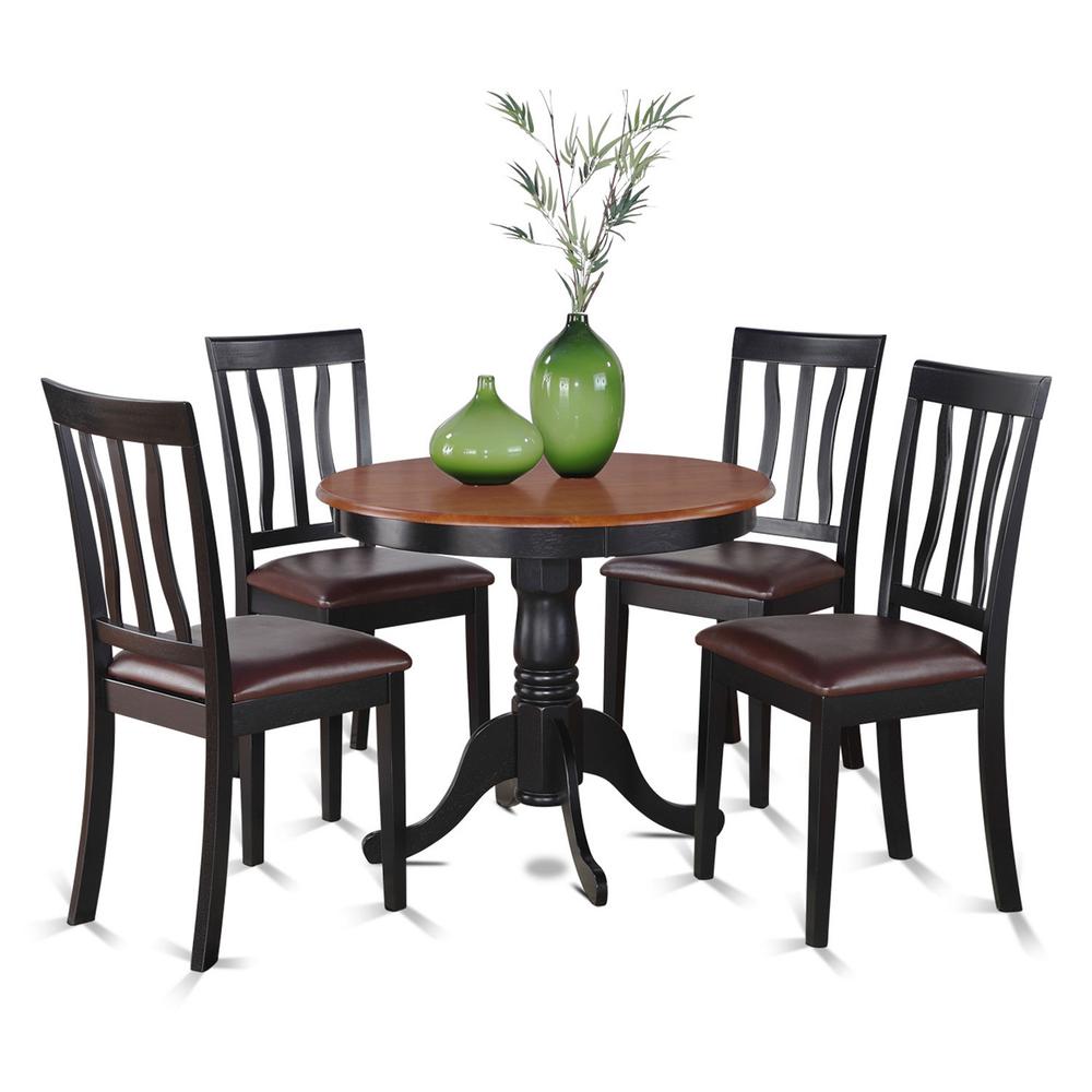 5  PC  Kitchen  nook  Dining  set-small  Table  as  well  as  4  Kitchen  Dining  Chairs. Picture 2