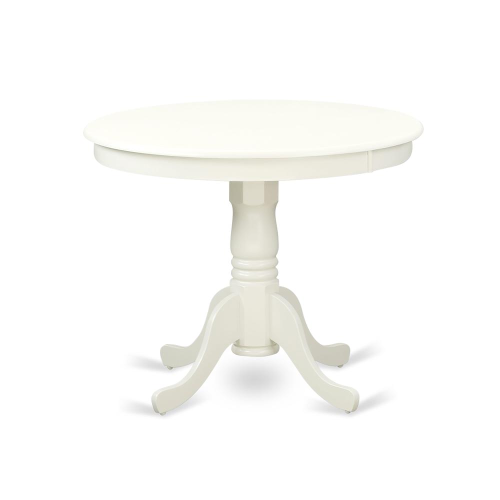 5 Piece Kitchen Set Contains a Round Dining Table with Pedestal. Picture 1