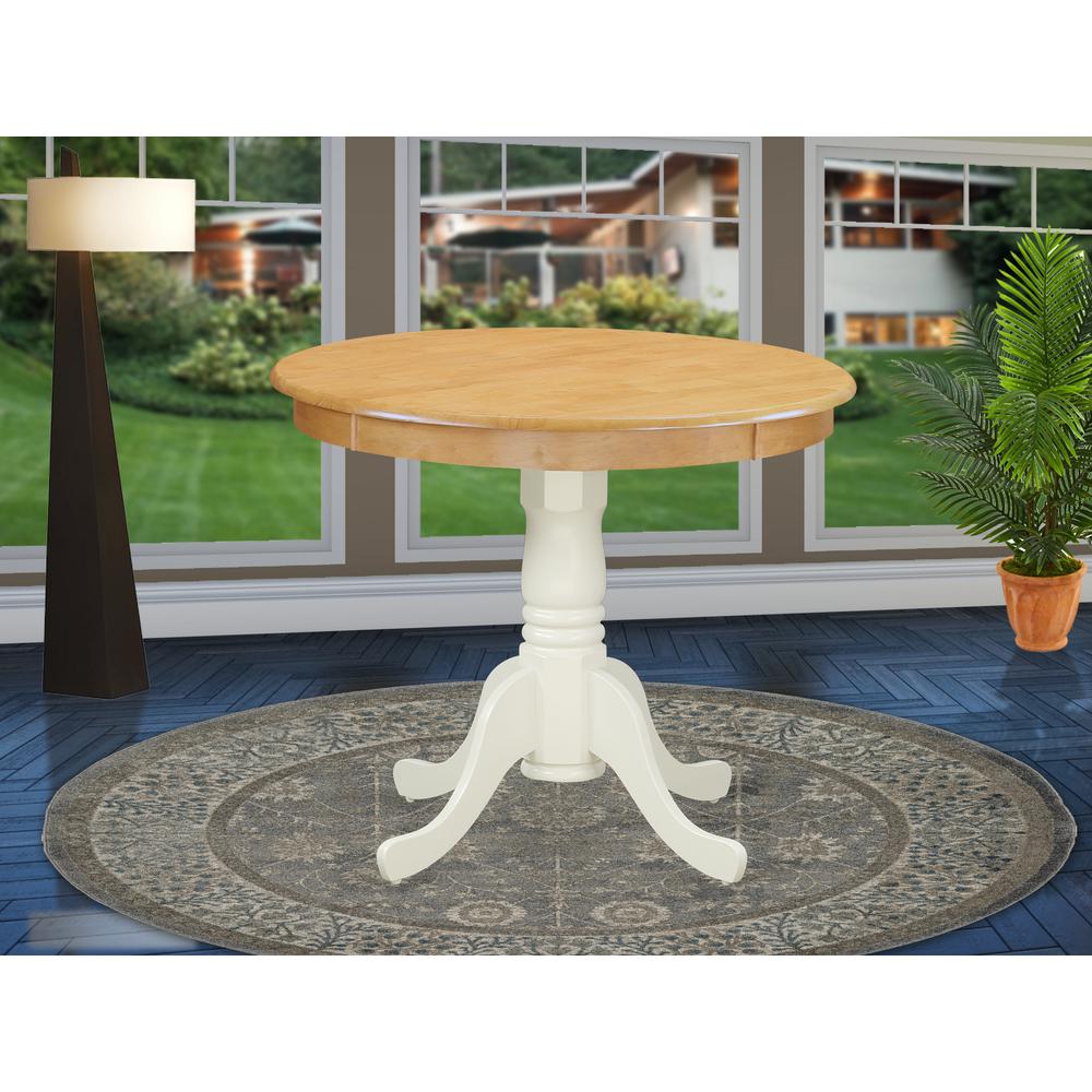 Dining Table Oak & Linen White, ANT-OLW-TP. Picture 2