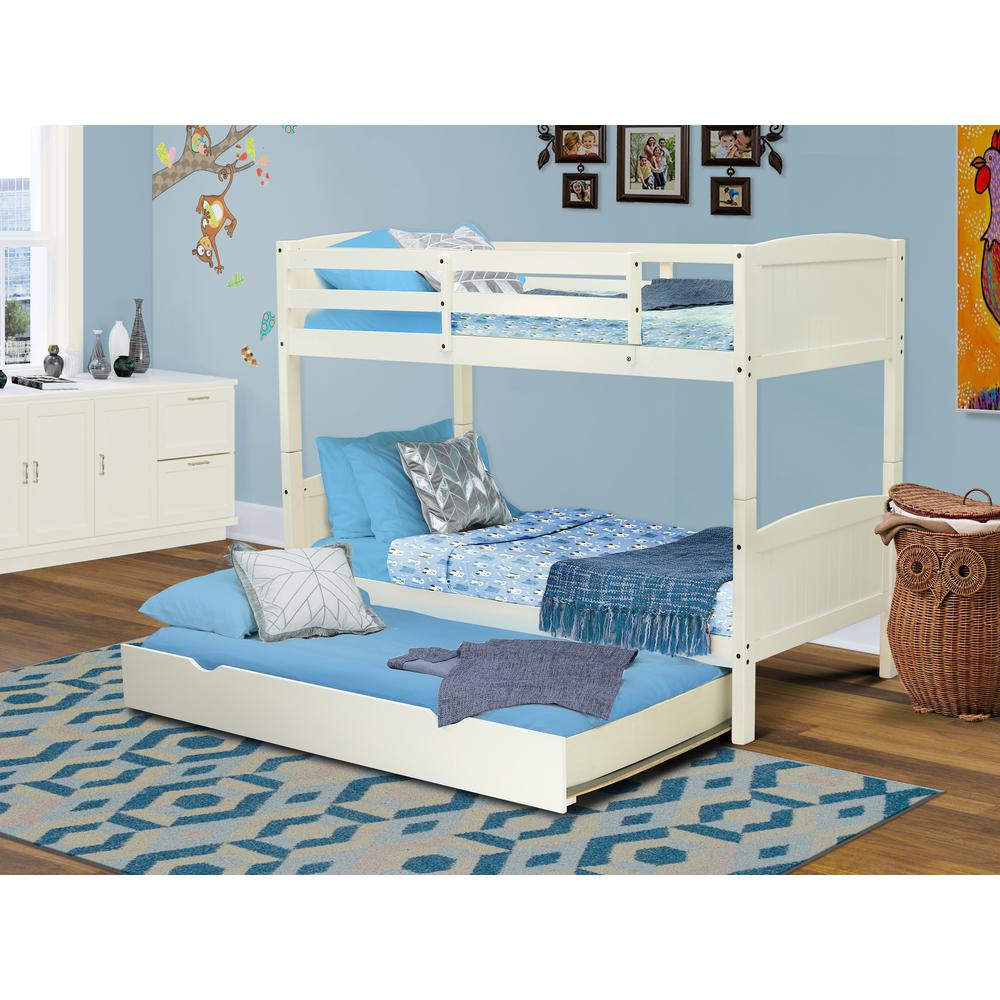 Youth Bunk Bed White, AYB-05-TU. Picture 2