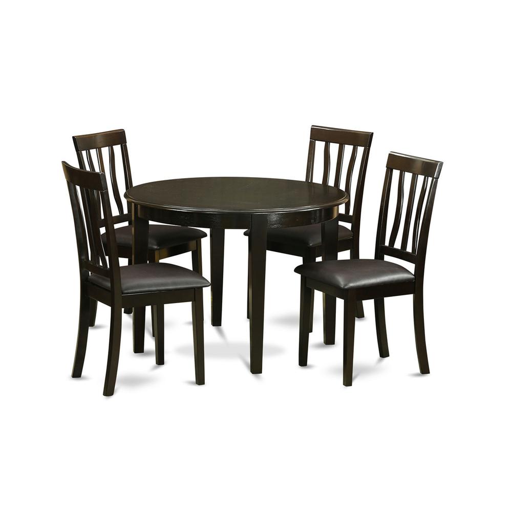 5  PC  small  Kitchen  Table  set-Kitchen  Table  and  4  Kitchen  Chairs. Picture 2