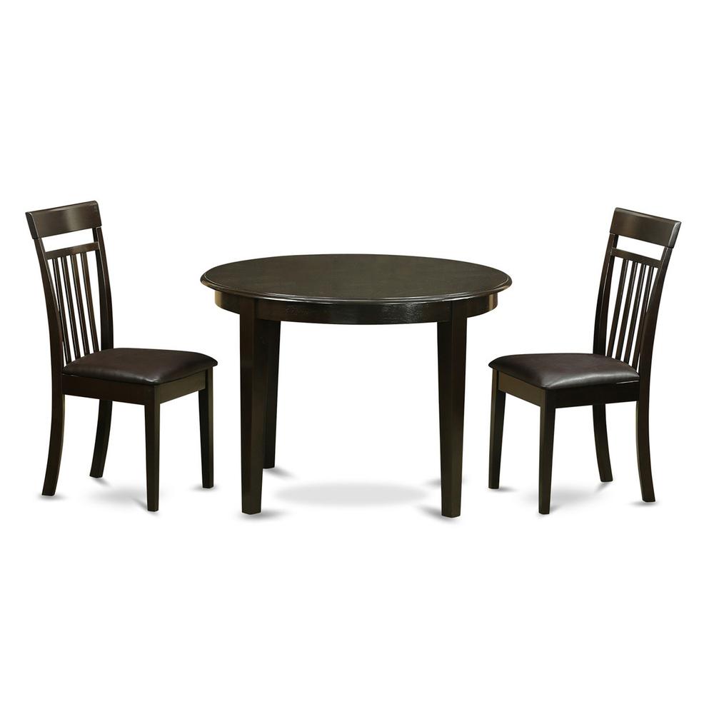 3  PC  small  Kitchen  Table  set-Kitchen  Table  and  2  Dinette  Chairs. Picture 2