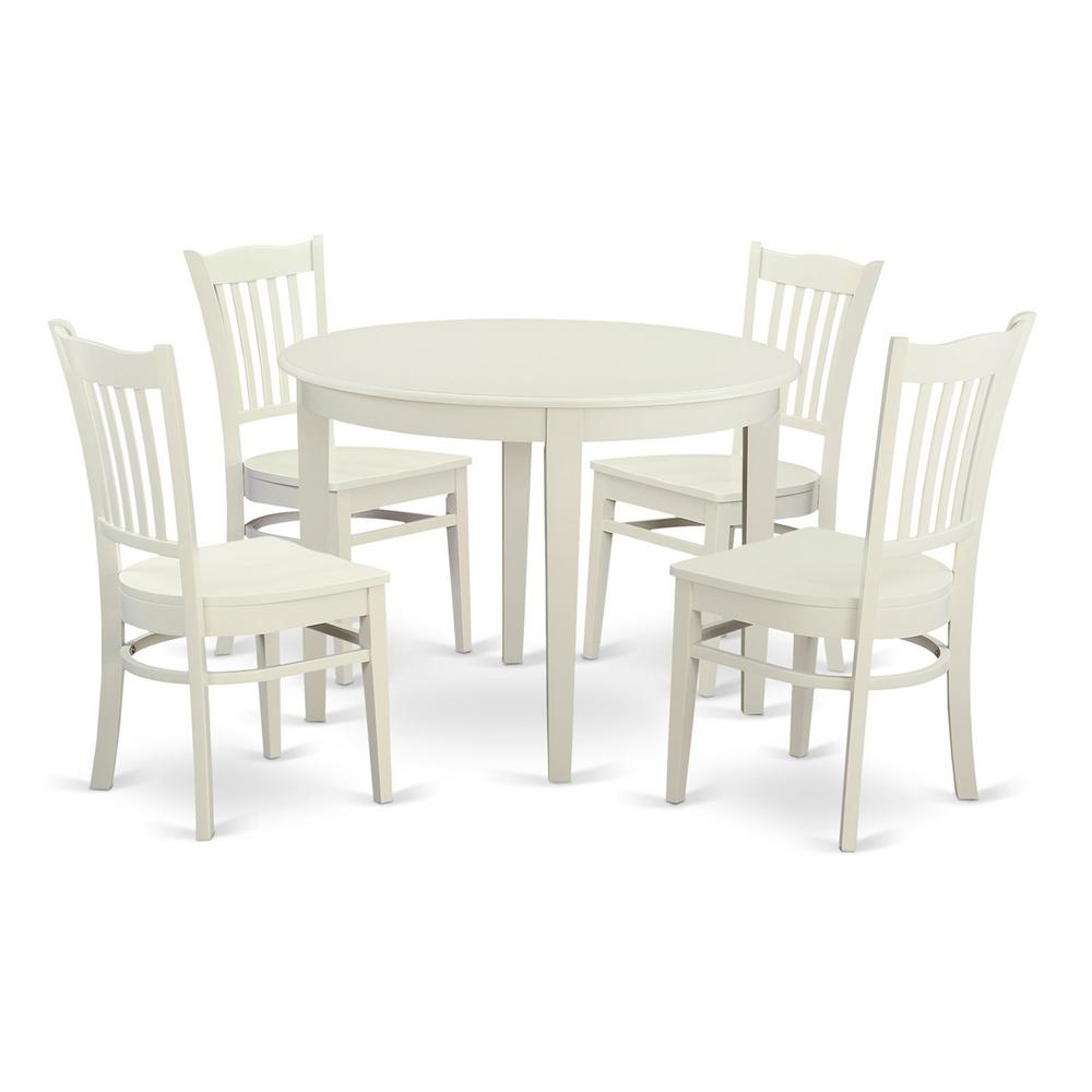 5  Pc  Dinette  set  -  Small  Kitchen  Table  and  4  Dining  Chairs. Picture 2