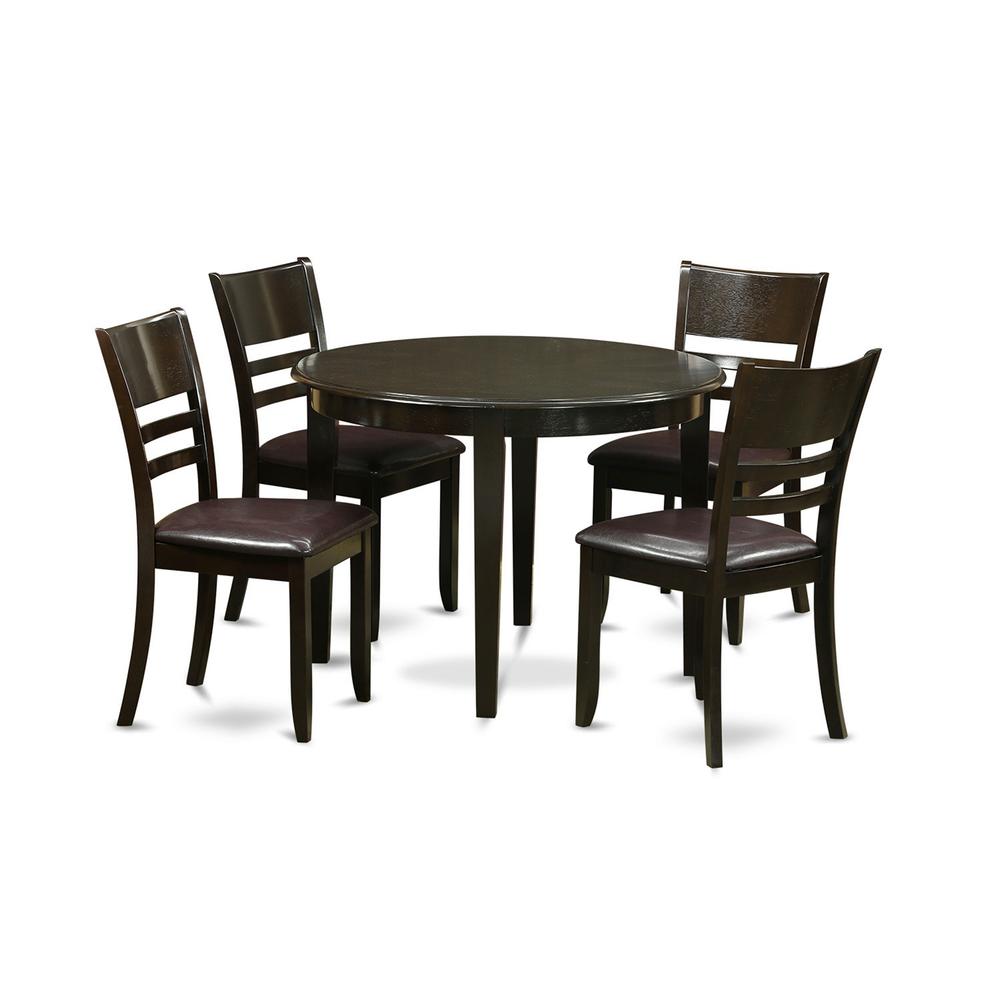 5  PC  small  Kitchen  Table  set--Kitchen  Dining  nook  and  4  Kitchen  Chairs. Picture 2