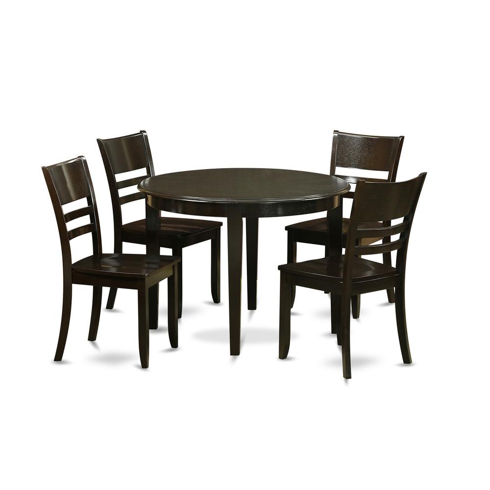 5  Pc  small  Kitchen  Table  and  Chairs  set-Dining  Table  and  4  Dining  Chairs. Picture 2