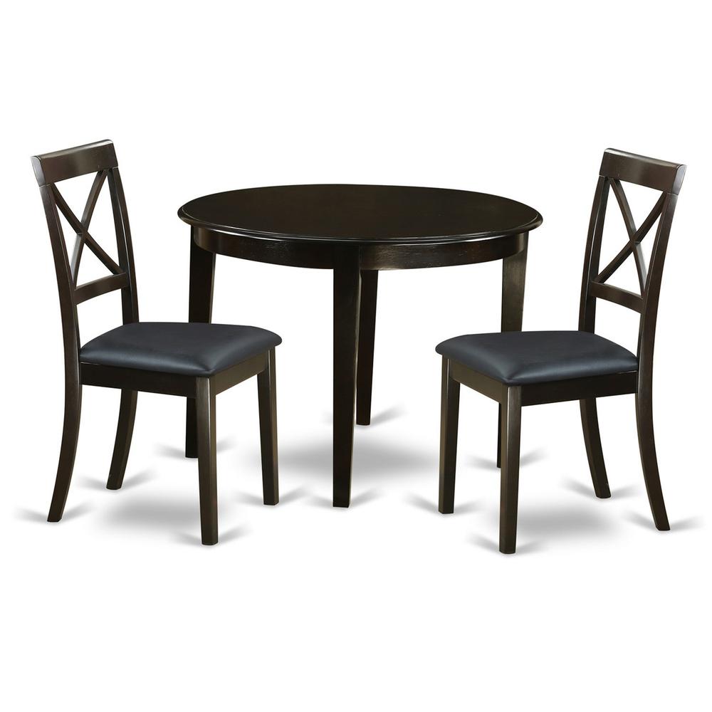 3  Pc  small  Kitchen  Table  set-round  Table  and  2  Dining  Chairs.. Picture 2