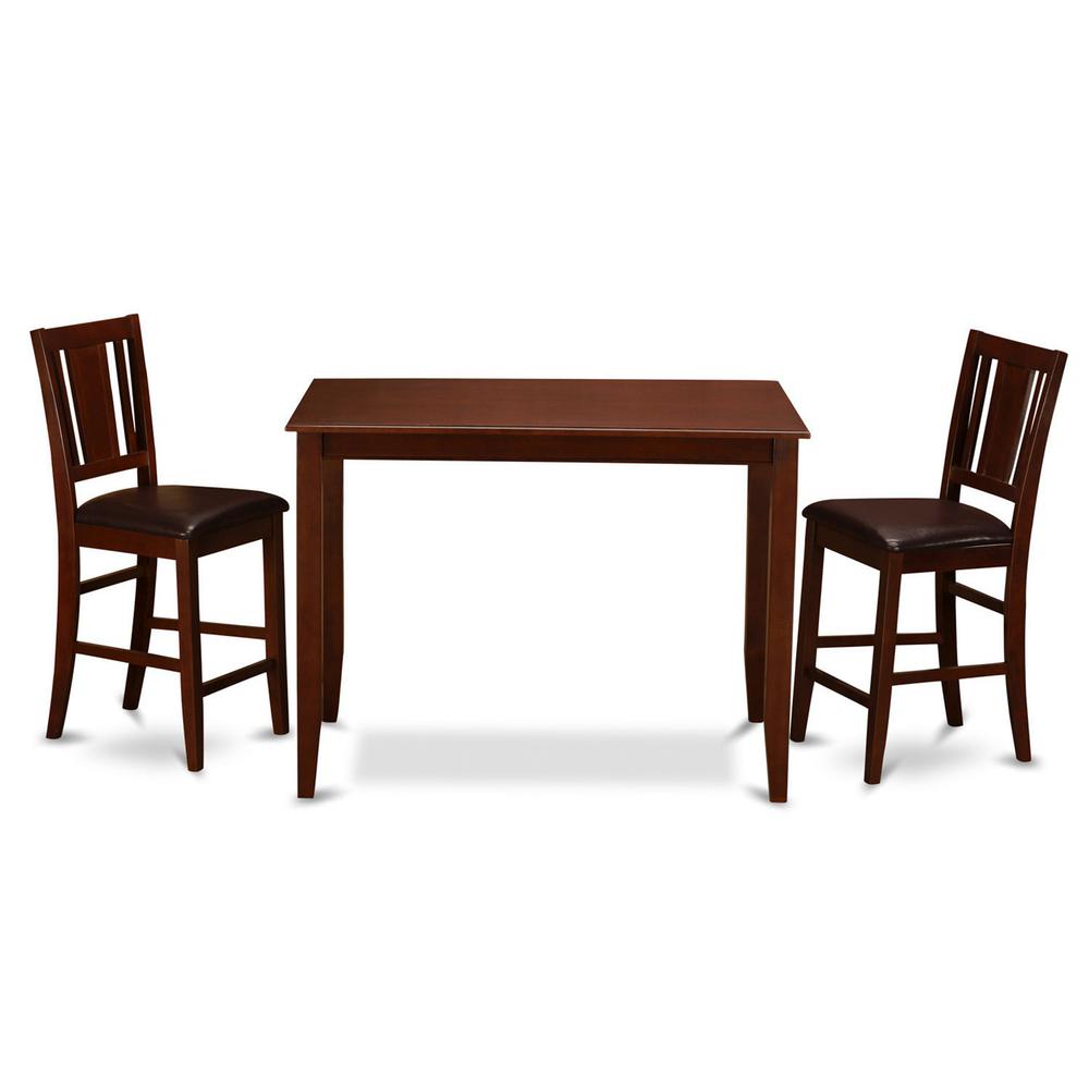 3  Pc  Counter  height  Table  set-counter  height  Table  and  2  counter  height  Chairs.. Picture 2