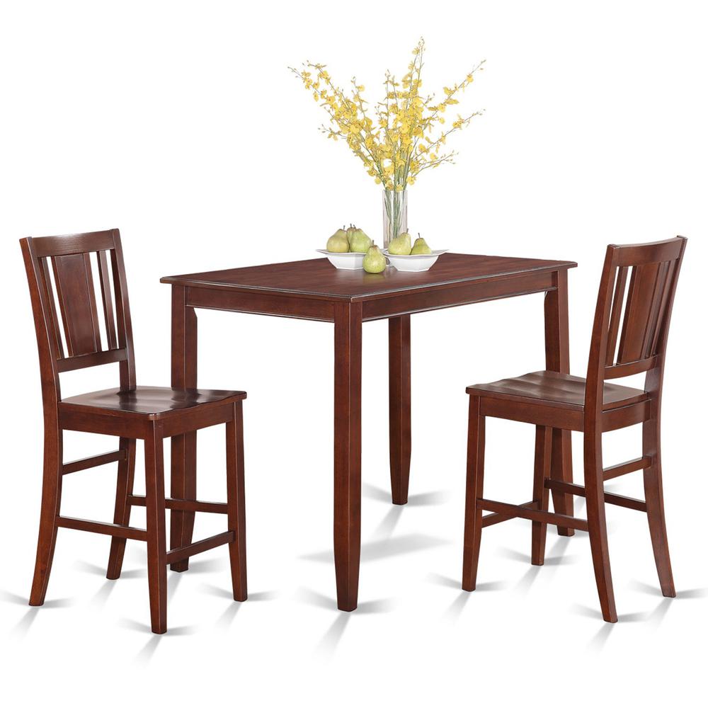 3  Pc  Counter  height  Table  set-counter  height  Table  and  2  counter  height  Chairs. Picture 2