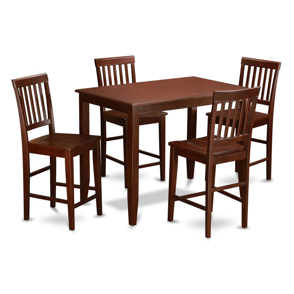 5  Pc  counter  height  Dining  set-high  Table  and  4  dinette  Chairs.. Picture 2