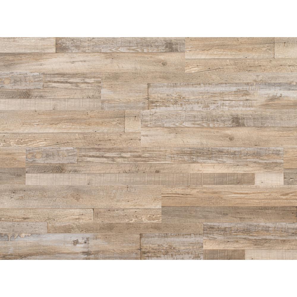 EVA Backing SPC Wood Flooring Planks, Silver Onyx 4mm x 7" x 48" with 20mil Wear Layer and I4F Click Locking, 30 sq ft /Case. Picture 5